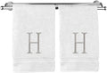Monogrammed Hand Towel, Personalized Initial Gift, Extra Absorbent 100% Turkish by BareCotton