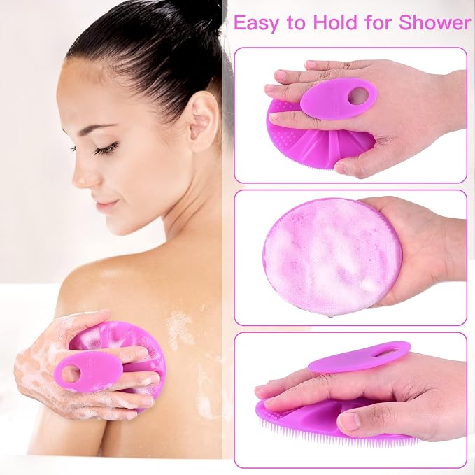 INNERNEED Food-Grade Soft Silicone Body Cleansing Brush Shower Scrubber - Image 4