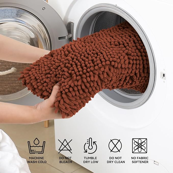 Bcoimo 48"×24" Absorbent Bath Mat, Non-Slip - Image 6
