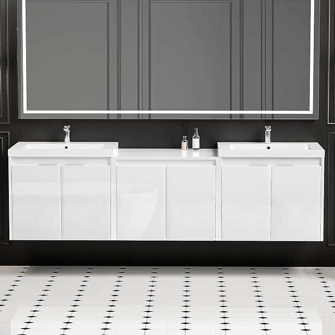 72 inch Floating Bathroom Vanity by Runave