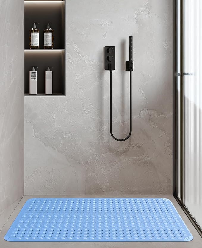 Yolife Extra Large TPE Shower Mat, 47.2" L x 31.5" W Anti Slip Bath Mat - Image 6