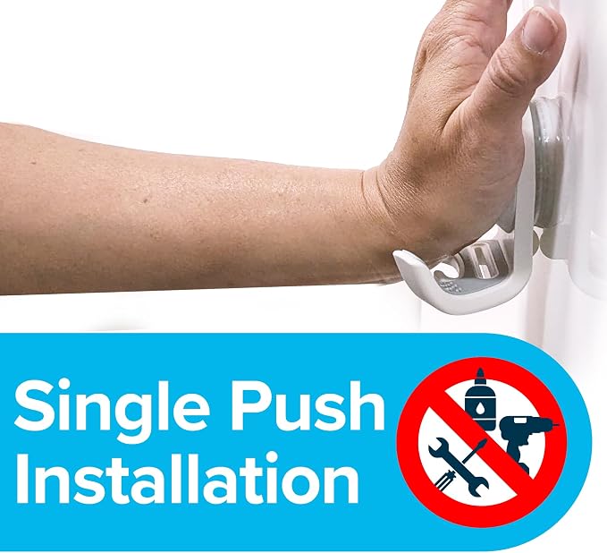 SlipX Solutions On The Dot Power Lock Suction Cup Hook, Razor Holder & Phone - Image 4
