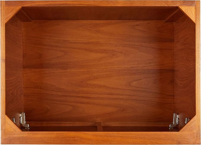 Signature Hardware 953363-30-UM-8 Novak 30" Freestanding Teak Single Basin - Image 8