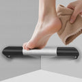 Shower Foot Rest Bar, Matte Black Corner Shower Foot Rest by LUOGULIANG