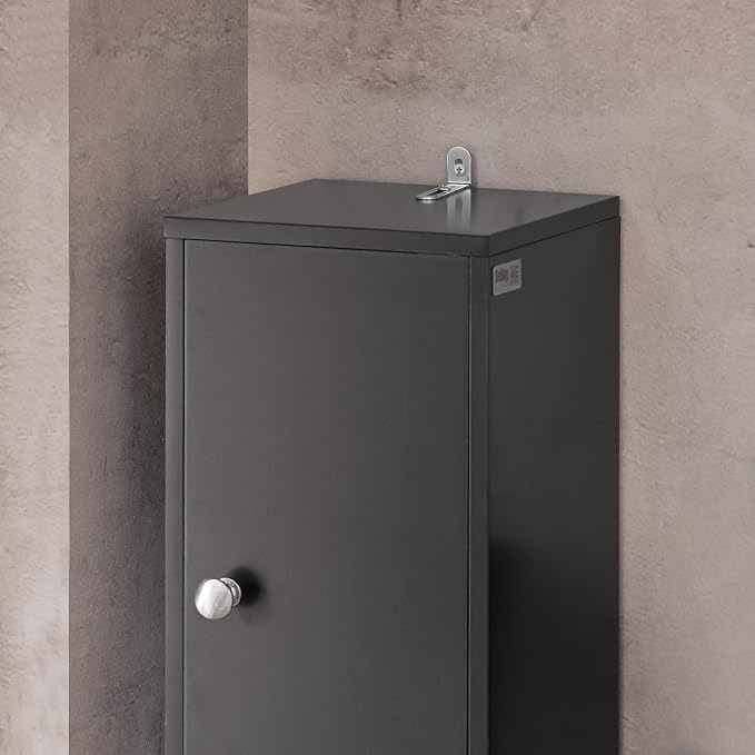 SoBuy Narrow Bathroom Storage Cabinet, Tall Slim Bathroom Organizers and Storage - Image 4
