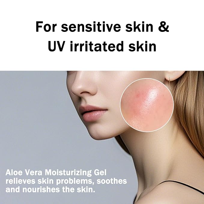 16PCS Aloe Vera Gel for Face and Body, Hydrating Aloe Vera Gel, Cooling - Image 3