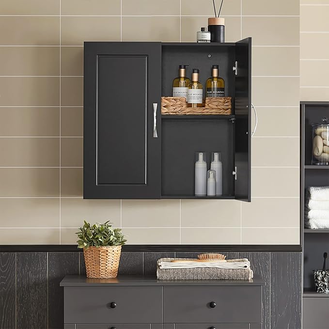 SoBuy Bathroom Kitchen Wall Cabinet, Garage or Laundry Room Storage Medicine - Image 6
