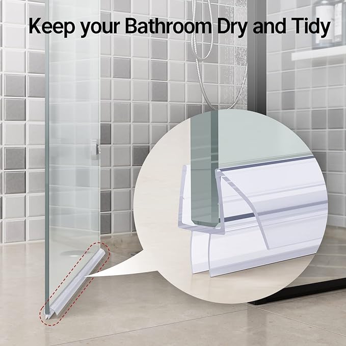 AmazerBath Frameless Shower Door Bottom Seal 39 inch - Image 4