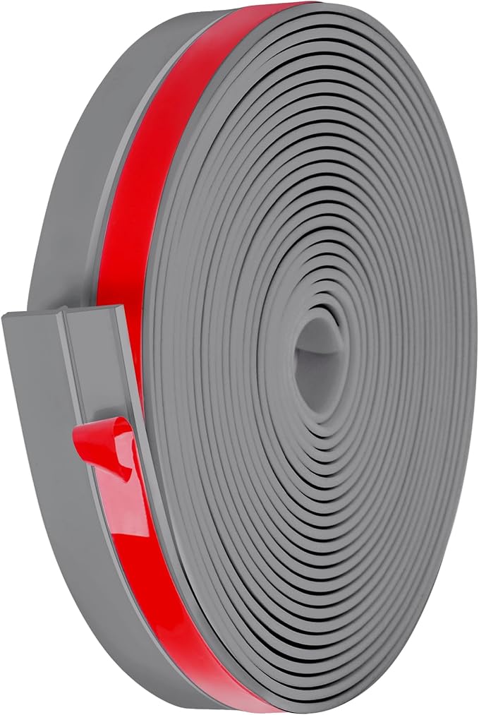 MYFAMIREA Door Weather Stripping 1IN x 20FT Door Draft Stopper Seal Tape by MYFAMIREA