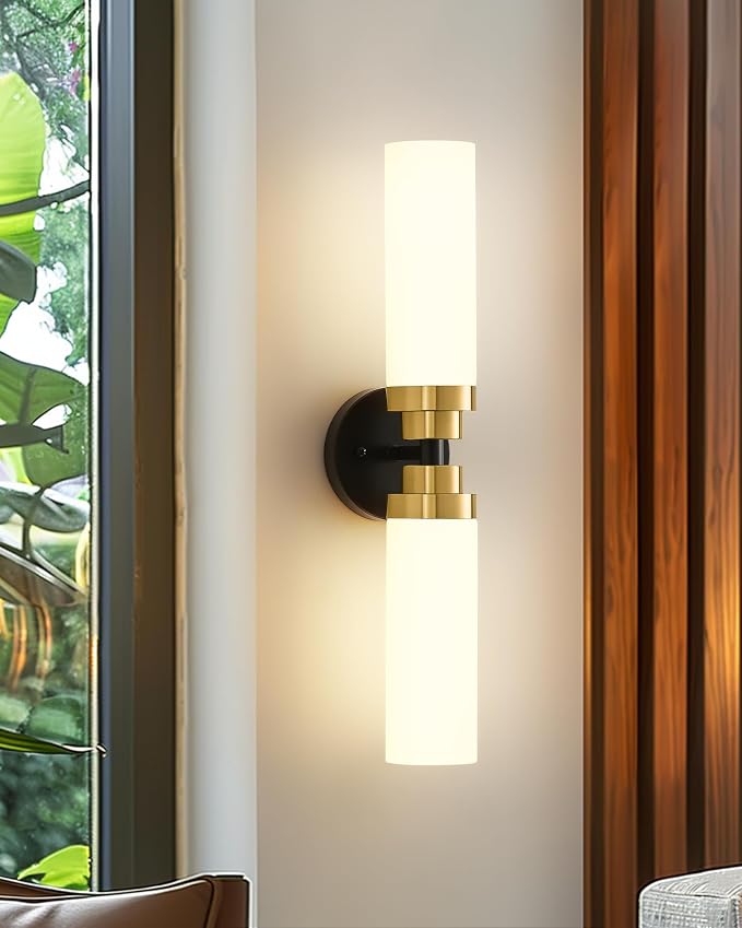 Emak Modern 22 Inch Bathroom Light Fixtures Over Mirror, 2-Light Wall Sconce - Image 6