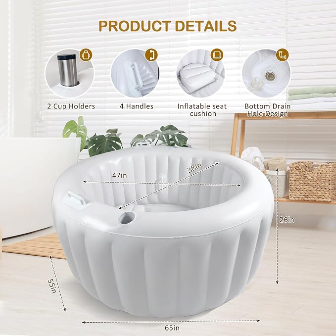 TONGTONGF Birthing Pool for Home Births，Premium Birth Tub，The Birthing Tub can - Image 2