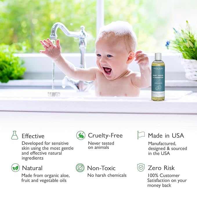 SoCal Suds & Company Organic Baby Shampoo and Body Wash - Image 6
