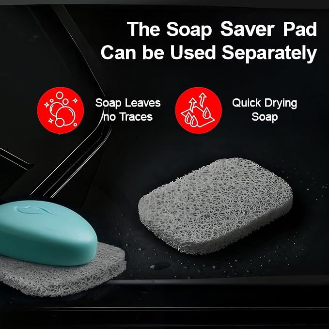 HASKO 2 Pack Shower Caddy Suction Cup - Image 8