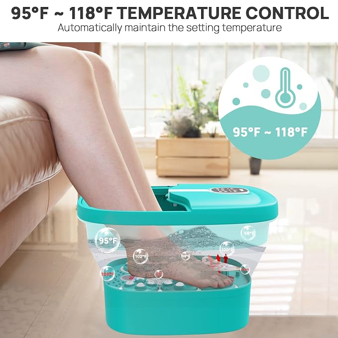 HOSPAN Collapsible Foot Spa Electric Rotary Massage, Foot Bath - Image 5