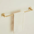 Wall Mounted Towel Rack for Bathroom, 18 Inch Brushed Light Gold Towel Bar by KUUBTH