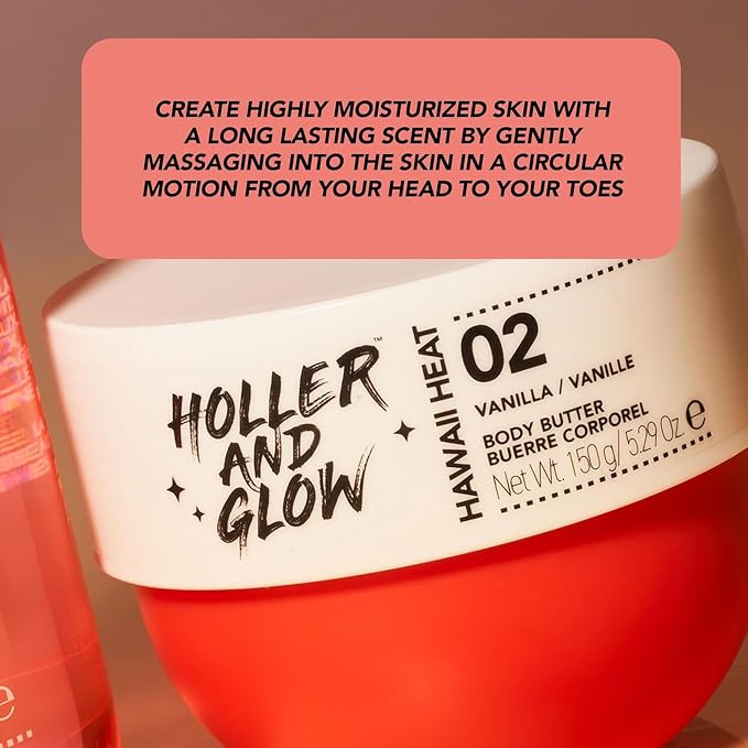 Holler And Glow Hawaii Heat Vanilla Body Butter, Body Butter - Image 8