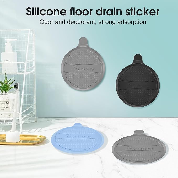 Silicone Drain Stopper for Shower & Tub, Floor Drain- Super Seal for Hair Clog - Image 5
