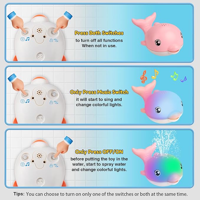 Baby Bath Toys, 2025 Upgraded Magnetic Charging Toddler Bath Toys - Image 3