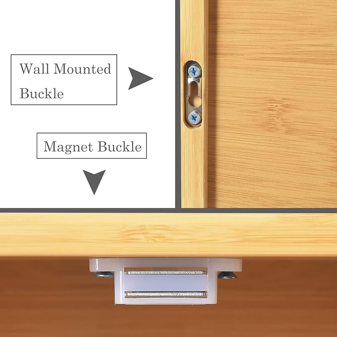HYNAWIN Bathroom Wall-Mounted Medicine Cabinet - Image 7