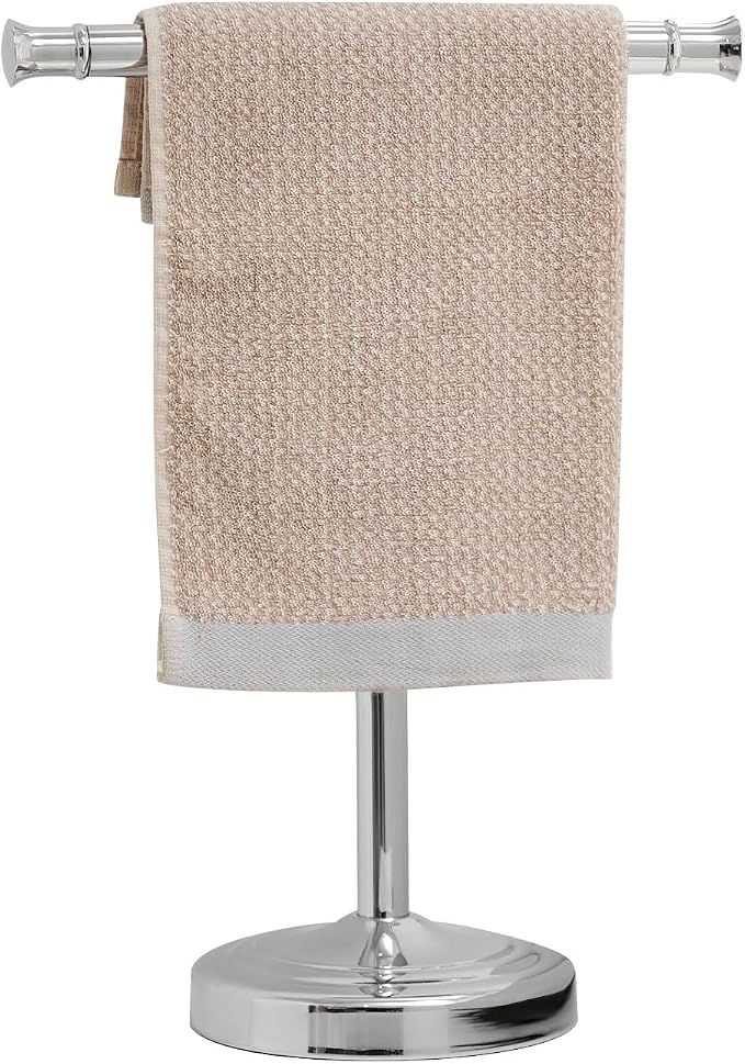 RUMOSE 13 Inch Polished Chrome Towel Stand Hand Towel Holder Bathroom Kitchen by RUMOSE
