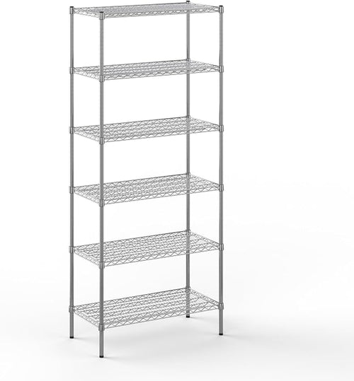 18" Deep x 36" Wide x 86" Height Wire Shelving Kit | 6-Tier | NSF Commercial by Regal+Altair