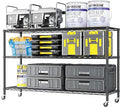 3 Tier Storage Racks Shelving, Heavy Steel Pantry Shelves, Adjustable Wire by Unknown