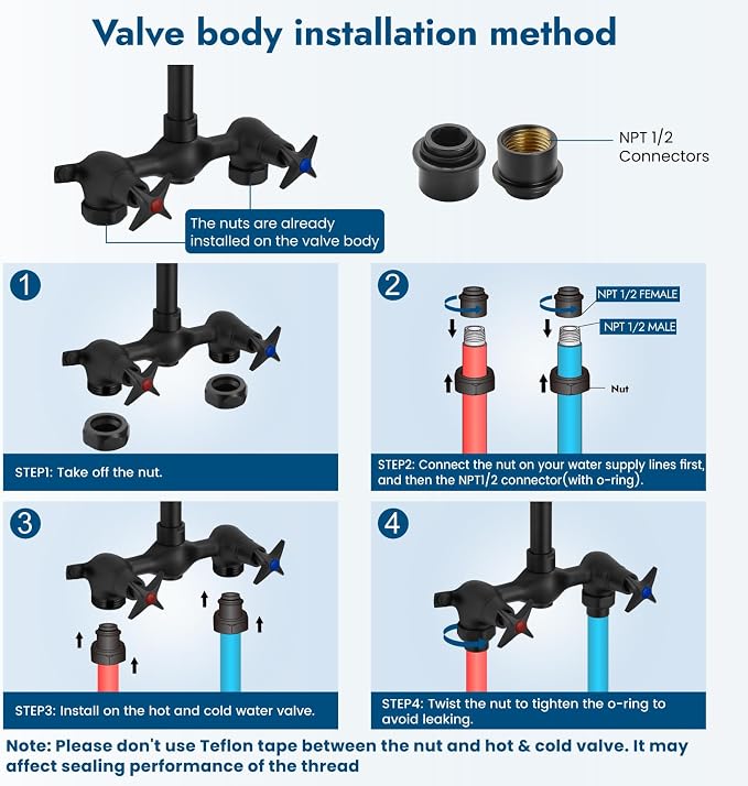 Matte Black Wall Mount Outdoor Shower Kit - Image 5