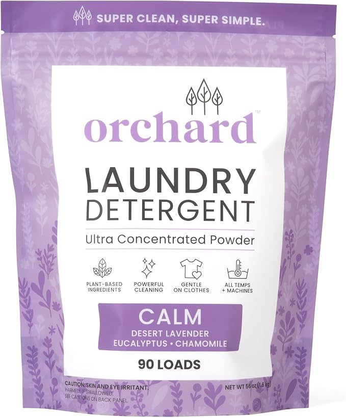 Orchard Laundry Detergent Powder Natural Deep Cleaning Laundry Powder by Orchard