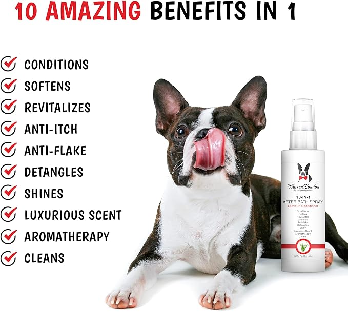 Warren London 10-in-1 After Bath Dog Spray | Leave-in Conditioner & Detangler - Image 2