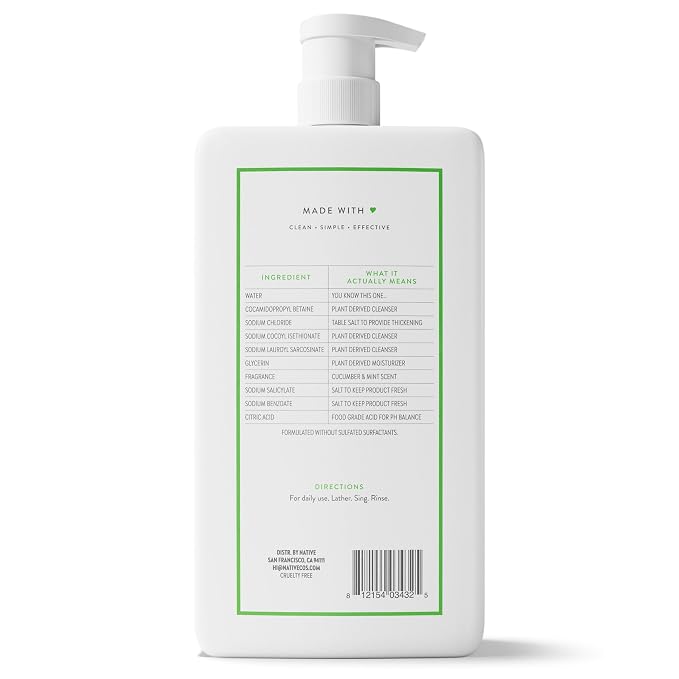Native Sulfate Free Body Wash Contains Naturally Derived Ingredients | - Image 11