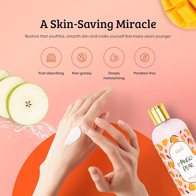 Home Spa Gift 10oz Deep Moisturizing Fragrance Body Lotion & 8 oz. Fine - Image 7