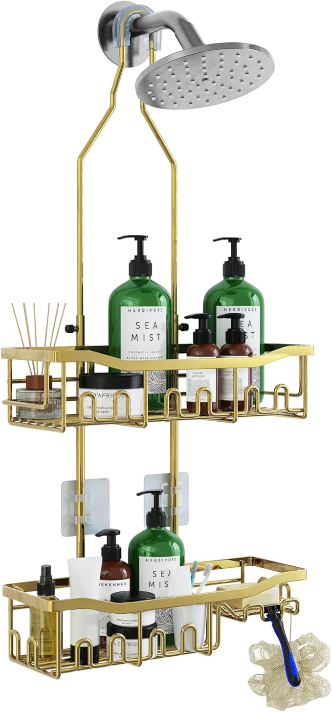 Shower Caddy, Extended Length Shower Organizer by Joqixon