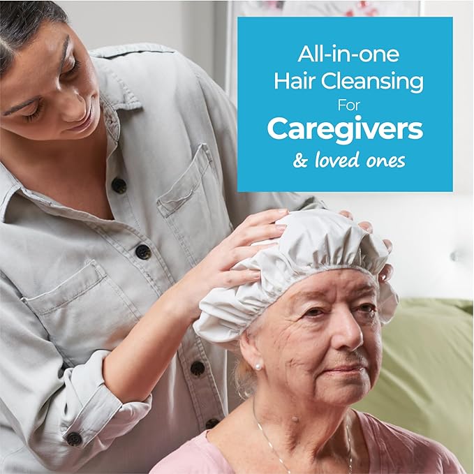 Scrubzz Shampoo Cap No Rinse for Elderly and Bedridden Patients, Rinse Free - Image 3