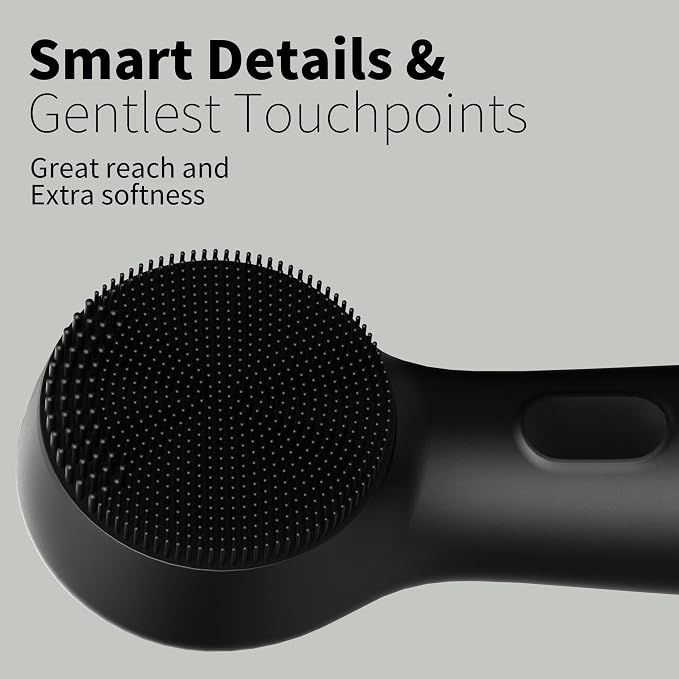 Silicone Face Scrubber, NågraCoola CLIE 2.0 Facial Cleansing Brush, Rechargeable - Image 7