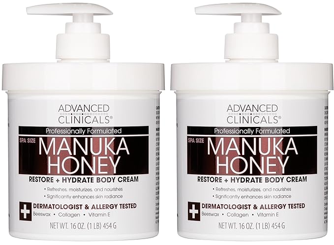 Advanced Clinicals Manuka Honey Body Cream by AdvancedClinicals