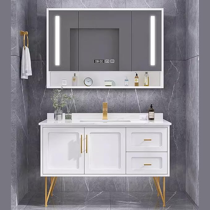 Modern 43" Bathroom Vanity by Genpai