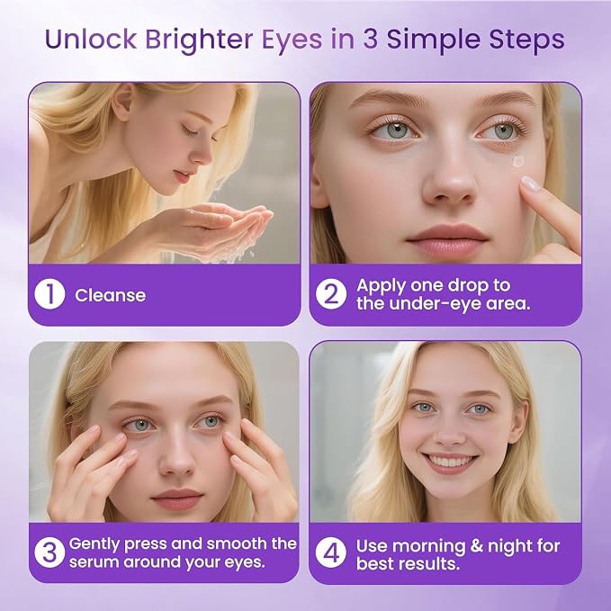 Retinol Under Eye Cream for Dark Circles & Puffiness – Anti-Aging Eye Cream for - Image 8