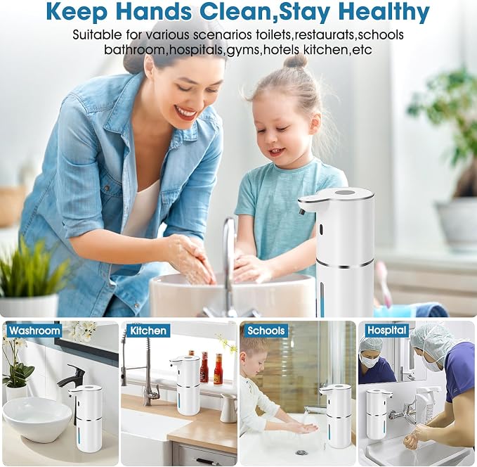 2 Pack Automatic Soap Dispenser, Upgraded 2025 Automatic Liquid Soap Dispenser - Image 7