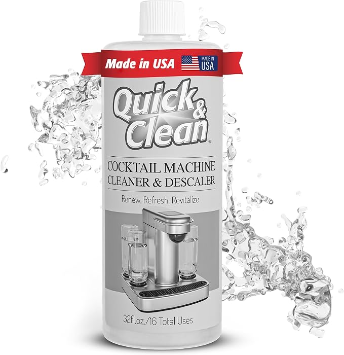 Quick & Clean Cocktail Machine Cleaner & Descaler by QuickClean
