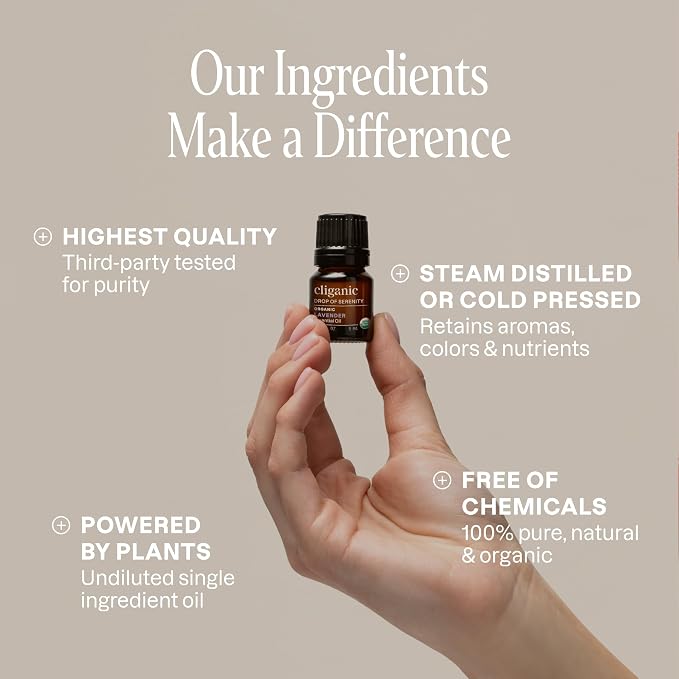 Cliganic Organic Aromatherapy TOP 12 Essential Oils Set, 100% Pure - Image 6