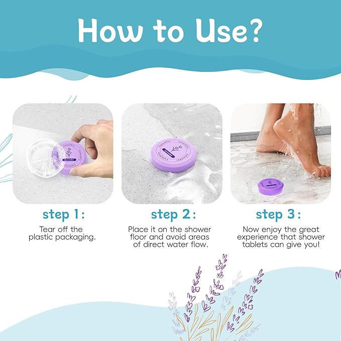 6 Pack Shower Steamers Aromatherapy, Stocking Stuffers - Image 6