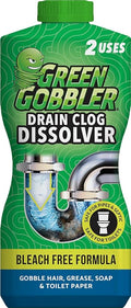 Green Gobbler Drain Clog Dissolver, Drain Opener-Cleaner, Toilet Clog Remover by GreenGobbler