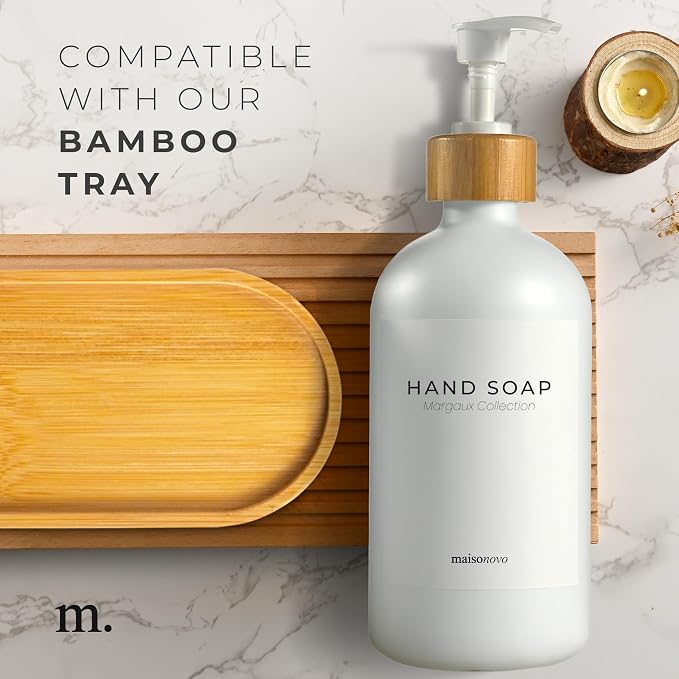 MaisoNovo Glass Hand Soap Dispenser | Dish Soap Dispenser - Image 7
