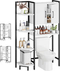 K2 Heavy Duty 7-Tier Over The Toilet Storage Cabinet（With Magnetic Doors & by Roxibelt