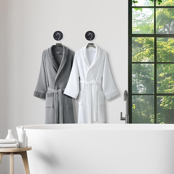 YOHOM Suction Cup Hooks for Shower Wall Bathrooms Towels Hook for Glass Door - Image 6