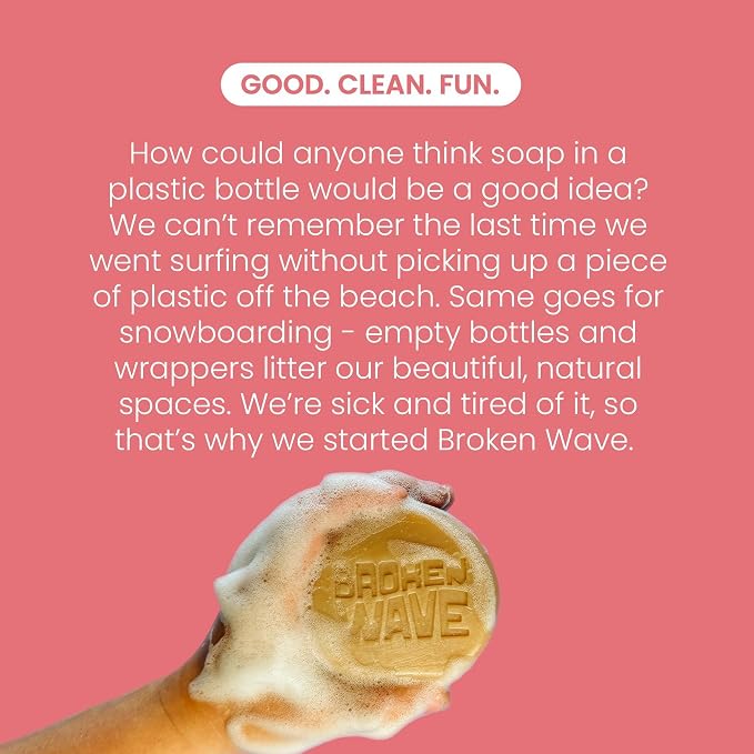 Broken Wave Natural Bar Soap for Women and Men | Hydrating, Cruelty-Free Bar - Image 5