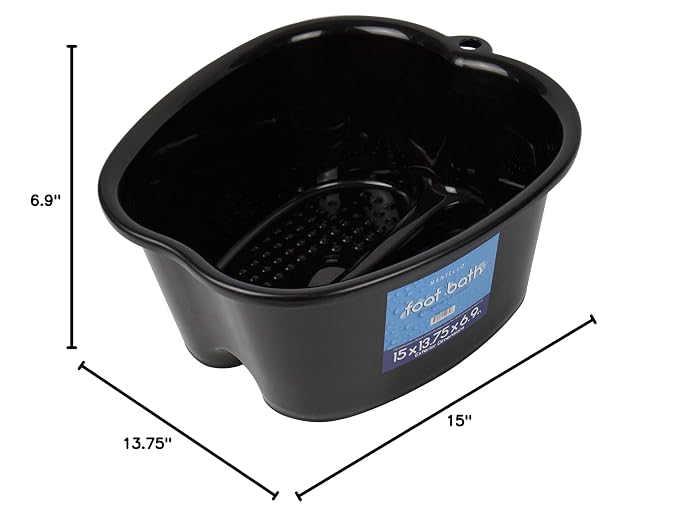 Mantello Foot Soaking Tub- Extra Large Pedicure Bowl - Image 9