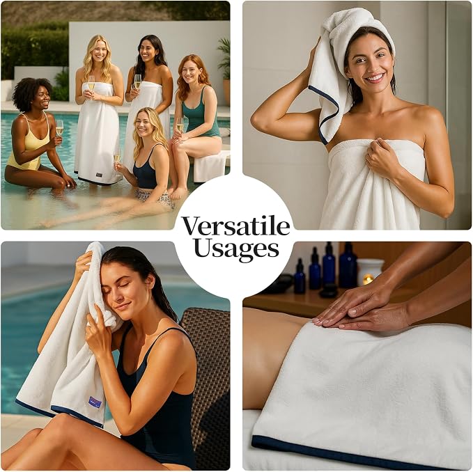 REDKISS 6 Pack Cotton Towel Set - Image 8