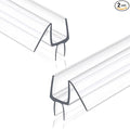 Frameless Shower Door Seal Strip 2 Pack x 39 Inch M Glass Shower Door Bottom by Dzhuywer