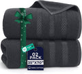 DAN RIVER 2 Pack Luxury Bath Sheets 35x70, 600 GSM, Soft & Quick Dry 100% Ring by DanRiver